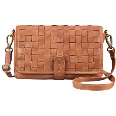STILORD '' Bolsa de couro entrançada mulher tamanho médio mala trançada mala de ombro pele mala de mão mala tiracolo couro autêntico Crossbody Bag Shoulder Bag STILORD '' Bolsa de couro entrançada mulher tamanho médio mala trançada mala de ombro pele mala de mão mala tiracolo couro autêntico Crossbody Bag Shoulder Bag