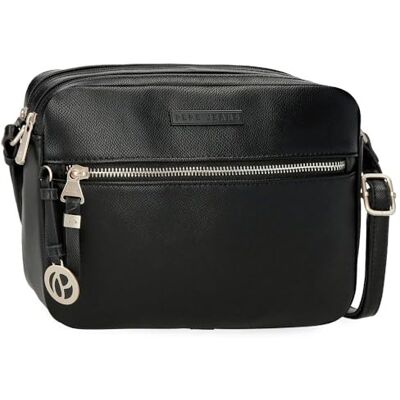 Pepe Jeans Elia Mala de ombro dois compartimentos preto 24 x 16 x 9 cm pele sintética by Joumma Bags Pepe Jeans Elia Mala de ombro dois compartimentos preto 24 x 16 x 9 cm pele sintética by Joumma Bags