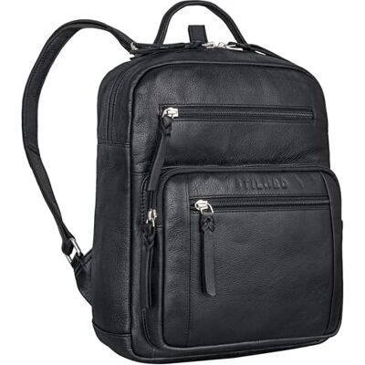 STILORD Elegante mochila mulheres pequena mochila de couro mala senhoras mochila de couro DIN A5 vintage bolsa citá pele autêntica cor: preto STILORD Elegante mochila mulheres pequena mochila de couro mala senhoras mochila de couro DIN A5 vintage bolsa citá pele autêntica cor: preto