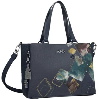 Anekke Mala de mão com bolsa de ombro coleção Evolution fecho com fecho de correr, medidas 29 x 21 x 13 cm Anekke Mala de mão com bolsa de ombro coleção Evolution fecho com fecho de correr, medidas 29 x 21 x 13 cm