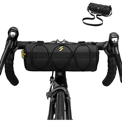 ROCKBROS Bolsa Manillar Bicicleta Gran Capacidad con Correa de Hombro Multifuncional, compatível com MTB, bicicleta de estrada e viagem ROCKBROS Bolsa Manillar Bicicleta Gran Capacidad con Correa de Hombro Multifuncional, compatível com MTB, bicicleta de estrada e viagem