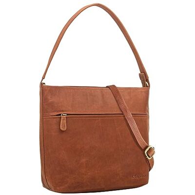 STILORD Bolsa mulher couro grande bolsa tiracolo ombro carteira casual couro vintage malas de mulher cor: preto, Namíbia castanho, Mala de ombro STILORD Bolsa mulher couro grande bolsa tiracolo ombro carteira casual couro vintage malas de mulher cor: preto, Namíbia castanho, Mala de ombro