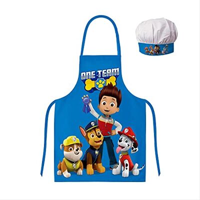 Paw Patrol Kids Apron One Team (230009), azul, tamanho único, azul Paw Patrol Kids Apron One Team (230009), azul, tamanho único, azul