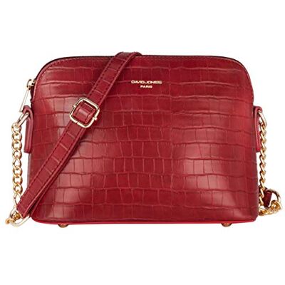 David Jones Pequena Bolsa Tiracolo com Alça de Corrente para Mulher Bolsas de Ombro Cruzadas em Couro PU Bolsa Mensageiro Crossbody Bolsa de Mão com Fecho de Correr, Bolsa Clutch para Noite David Jones Pequena Bolsa Tiracolo com Alça de Corrente para Mulher Bolsas de Ombro Cruzadas em Couro PU Bolsa Mensageiro Crossbody Bolsa de Mão com Fecho de Correr, Bolsa Clutch para Noite