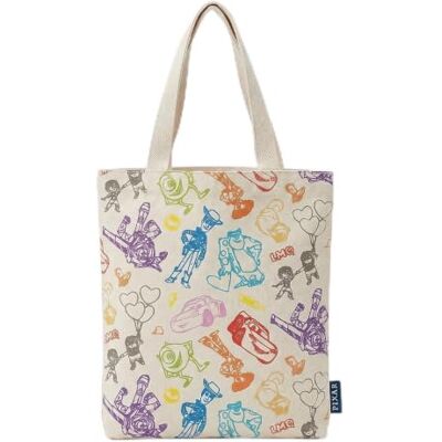 Disney Toy Story Saco de compras de lona para viagens, uso diário e escola Disney Toy Story Saco de compras de lona para viagens, uso diário e escola