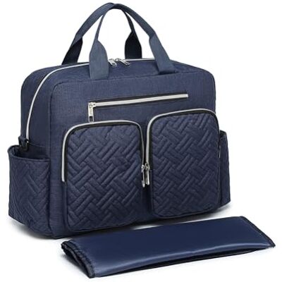 Kono Bolso Carro Bebé, Bolsa Pañalera Impermeable para Mamá y Papá Gran Capacidad, Bolso de Maternidad, Bolsillos Térmicos, Múltiples Compartimentos, Hospital, Viajes y Uso Diario Kono Bolso Carro Bebé, Bolsa Pañalera Impermeable para Mamá y Papá Gran Capacidad, Bolso de Maternidad, Bolsillos Térmicos, Múltiples Compartimentos, Hospital, Viajes y Uso Diario