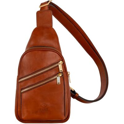 Time Resistance Mala de tiracolo de pele para homem e mulher tipo mensageiro com couro de baunilha, feita à mão em Itália ideal para transportar tudo o que precisa, Conhac Time Resistance Mala de tiracolo de pele para homem e mulher tipo mensageiro com couro de baunilha, feita à mão em Itália ideal para transportar tudo o que precisa, Conhac