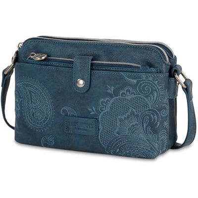 Lois Bolsa de Tiracolo Mulher elegante versátil design prático para o dia a dia, ideal, moderno e funcional entre os melhores Bolsas com Fecho de Zíper, Azul Marinho Lois Bolsa de Tiracolo Mulher elegante versátil design prático para o dia a dia, ideal, moderno e funcional entre os melhores Bolsas com Fecho de Zíper, Azul Marinho