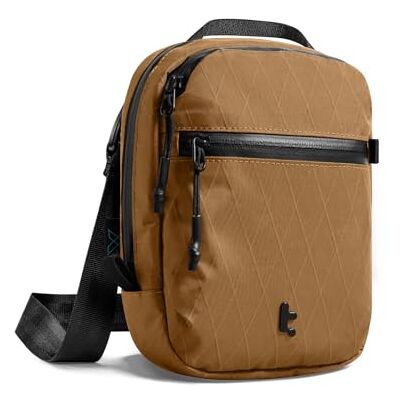 tomtoc Bolsa tiracolo anti-roubo para viagem com fecho de correr seguro, porta-documentos com proteção RFID, capacidade para 4 6 passaportes, vários bolsos para cartões, organizador unissexo tomtoc Bolsa tiracolo anti-roubo para viagem com fecho de correr seguro, porta-documentos com proteção RFID, capacidade para 4 6 passaportes, vários bolsos para cartões, organizador unissexo