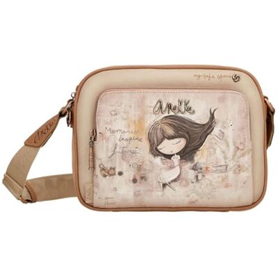 Anekke Memórias de ombro médias elegância e prática para o dia a dia bolsos exteriores e interiores medidas: 25 x 19 x 6 cm, Diversos Anekke Memórias de ombro médias elegância e prática para o dia a dia bolsos exteriores e interiores medidas: 25 x 19 x 6 cm, Diversos