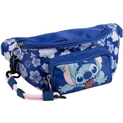 Disney Stitch Bolsa de cintura para meninas, mala de viagem, bolsa de cintura design Stitch, presente para meninas e adolescentes Disney Stitch Bolsa de cintura para meninas, mala de viagem, bolsa de cintura design Stitch, presente para meninas e adolescentes