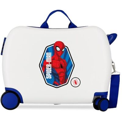Marvel Joumma Spiderman Geo mala infantil branca 50 x 38 x 20 cm rígido 1,8 kg fecho de combinação lateral ABS 1,8 kg 38 L bagagem de mão, Branco, Tamanho único, Mala infantil Marvel Joumma Spiderman Geo mala infantil branca 50 x 38 x 20 cm rígido 1,8 kg fecho de combinação lateral ABS 1,8 kg 38 L bagagem de mão, Branco, Tamanho único, Mala infantil