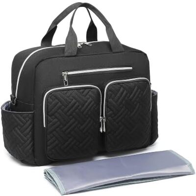 Kono Bolso Carro Bebé, Bolsa Pañalera Impermeable para Mamá y Papá Gran Capacidad, Bolso de Maternidad, Bolsillos Térmicos, Múltiples Compartimentos, Hospital, Viajes y Uso Diario Kono Bolso Carro Bebé, Bolsa Pañalera Impermeable para Mamá y Papá Gran Capacidad, Bolso de Maternidad, Bolsillos Térmicos, Múltiples Compartimentos, Hospital, Viajes y Uso Diario