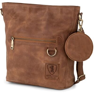 Berliner Bags Siena mala de tiracolo hobo mulher pele autêntica média YKK Berliner Bags Siena mala de tiracolo hobo mulher pele autêntica média YKK