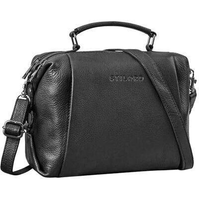 STILORD '' Mala de tiracolo vintage pele mala senhoras mala pequena pele genuína mala retro senhoras bolsa de desporto antiga bolsa de desporto mulher STILORD '' Mala de tiracolo vintage pele mala senhoras mala pequena pele genuína mala retro senhoras bolsa de desporto antiga bolsa de desporto mulher