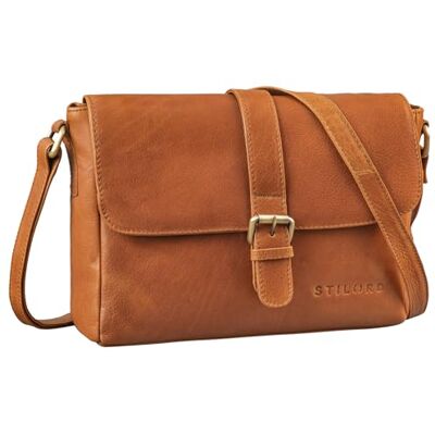 STILORD Mala de tiracolo mulher pequena couro mala serragem malas mulher mala tiracolo mulher couro bolsas de pele Shoulder Bag tiracolo couro retro cor: Texas castanho STILORD Mala de tiracolo mulher pequena couro mala serragem malas mulher mala tiracolo mulher couro bolsas de pele Shoulder Bag tiracolo couro retro cor: Texas castanho