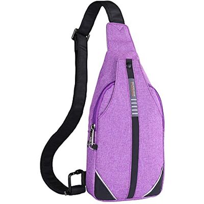 Waterfly Mochila cruzada mochila tiracolo peito mala de ombro pequena para ciclismo desportivo viagem homem e mulher, S Waterfly Mochila cruzada mochila tiracolo peito mala de ombro pequena para ciclismo desportivo viagem homem e mulher, S