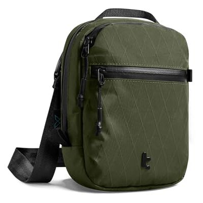 tomtoc Bolsa tiracolo anti-roubo para viagem com fecho de correr seguro, porta-documentos com proteção RFID, capacidade para 4 6 passaportes, vários bolsos para cartões, organizador unissexo, S tomtoc Bolsa tiracolo anti-roubo para viagem com fecho de correr seguro, porta-documentos com proteção RFID, capacidade para 4 6 passaportes, vários bolsos para cartões, organizador unissexo, S