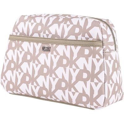 DKNY Neceser viagem grande mulher mala de higiene mulher dobrável impermeável com compare, Cáqui, U, Moderno DKNY Neceser viagem grande mulher mala de higiene mulher dobrável impermeável com compare, Cáqui, U, Moderno
