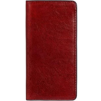 Time Resistance Carteira de couro carteira para fato de couro de flor cheia alta com bolso para o peito fina luxuosa (vermelho) Time Resistance Carteira de couro carteira para fato de couro de flor cheia alta com bolso para o peito fina luxuosa (vermelho)