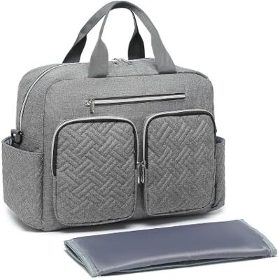 Kono Bolso Carro Bebé, Bolsa Pañalera Impermeable para Mamá y Papá Gran Capacidad, Bolso de Maternidad, Bolsillos Térmicos, Múltiples Compartimentos, Hospital, Viajes y Uso Diario Kono Bolso Carro Bebé, Bolsa Pañalera Impermeable para Mamá y Papá Gran Capacidad, Bolso de Maternidad, Bolsillos Térmicos, Múltiples Compartimentos, Hospital, Viajes y Uso Diario