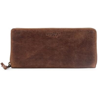 Berliner Bags Palma vintage carteira grande mulher pele autêntica porta-cartões Berliner Bags Palma vintage carteira grande mulher pele autêntica porta-cartões