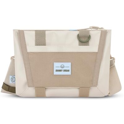 Johnny Urban Bolsa de peito homens e mulheres bege cinzento Avery 2 em 1 mala de tiracolo e bolsa de cintura tática bolsa pequena de sacos para cidade, bicicleta, viagens, festivais repelente de água Johnny Urban Bolsa de peito homens e mulheres bege cinzento Avery 2 em 1 mala de tiracolo e bolsa de cintura tática bolsa pequena de sacos para cidade, bicicleta, viagens, festivais repelente de água