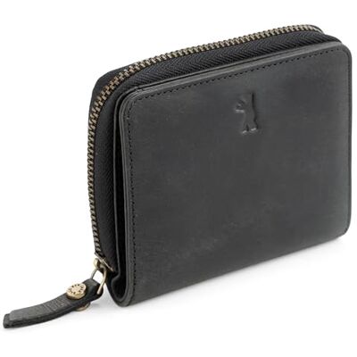 Berliner Bags Sara carteira pequena de pele autêntica para mulher com proteção RFID e inclui caixa de presente, Tamanho único, Vintage Gris Oscuro Cuero de Búfalo Hecho a Mano Pátina Única con el Tiempo Certificado TÜV Bloqueo RFID Calidad Artesanal Dur Berliner Bags Sara carteira pequena de pele autêntica para mulher com proteção RFID e inclui caixa de presente, Tamanho único, Vintage Gris Oscuro Cuero de Búfalo Hecho a Mano Pátina Única con el Tiempo Certificado TÜV Bloqueo RFID Calidad Artesanal Dur