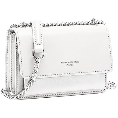 David Jones Pequena Bolsa Tiracolo com Alça para Mulher Malas de Ombro Cruzado em Couro PU Bolsa Mensageiro Crossbody Bolsa de Mão com Fecho de Corrente, Bolsa Clutch para Noite e Telefone David Jones Pequena Bolsa Tiracolo com Alça para Mulher Malas de Ombro Cruzado em Couro PU Bolsa Mensageiro Crossbody Bolsa de Mão com Fecho de Corrente, Bolsa Clutch para Noite e Telefone