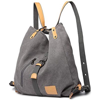 Kono Mochila de Mulher, Bolsa de Ombro Antirroubo 6850, cinzento Kono Mochila de Mulher, Bolsa de Ombro Antirroubo 6850, cinzento