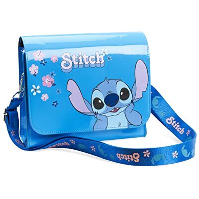 Disney Saco Tiracolo Menina, Sacos de Menina e Adolescente de Lilo e Stitch, Saco Tiracolo Menina, azul e amarelo:, Tamanho único Disney Saco Tiracolo Menina, Sacos de Menina e Adolescente de Lilo e Stitch, Saco Tiracolo Menina, azul e amarelo:, Tamanho único