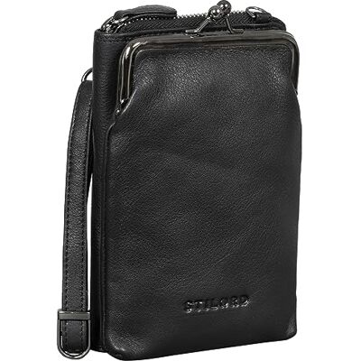 STILORD 'Brea' Vintage bolsa de telemóvel ombro das mulheres pequena bolsa de ombro de couro retro carteira senhoras, cor: preto STILORD 'Brea' Vintage bolsa de telemóvel ombro das mulheres pequena bolsa de ombro de couro retro carteira senhoras, cor: preto