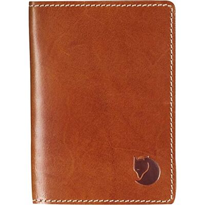 Fjällräven Leather Passport Cover Wallets and Small Bags, unissexo para adultos, Leather Cognac, OneSize Fjällräven Leather Passport Cover Wallets and Small Bags, unissexo para adultos, Leather Cognac, OneSize
