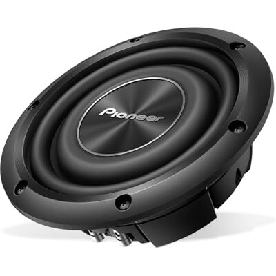 Pioneer Subwoofer de componentes série A de 20 cm/8 polegadas Design de montagem rasa, graves profundos em espaços apertados Pioneer Subwoofer de componentes série A de 20 cm/8 polegadas Design de montagem rasa, graves profundos em espaços apertados