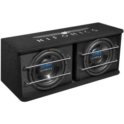 Hifonics TD250R 2 x 25 cm (10 polegadas) Dual-Bandpass Subwoofer System Hifonics TD250R 2 x 25 cm (10 polegadas) Dual-Bandpass Subwoofer System