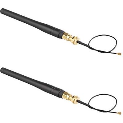 Jopto 2 antenas de 433 MHz de alto ganho 3DBI ponto de acesso omnidirecional WiFi RP-SMA fêmea conector com U.FL IPX para RP-SMA macho 3G 4G WiFi módulo coaxial Pigtail 15 cm RF 1,13 cabo WiFi Jopto 2 antenas de 433 MHz de alto ganho 3DBI ponto de acesso omnidirecional WiFi RP-SMA fêmea conector com U.FL IPX para RP-SMA macho 3G 4G WiFi módulo coaxial Pigtail 15 cm RF 1,13 cabo WiFi