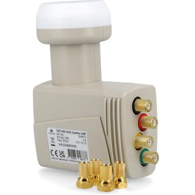 Anadol Triax Quattro LNB + 4 conectores F Anadol Triax Quattro LNB + 4 conectores F