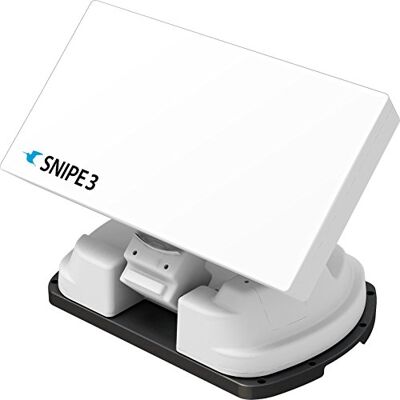 Selfsat Snipe V3 twin Antena de satélite automática, Edição Branca Selfsat Snipe V3 twin Antena de satélite automática, Edição Branca