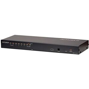 Aten KH1508A Interruptor KVM montagem em rack preto periférico de entrada (1600 x 1200 pixels, PS/2, USB, VGA, Black, 1 U) Aten KH1508A Interruptor KVM montagem em rack preto periférico de entrada (1600 x 1200 pixels, PS/2, USB, VGA, Black, 1 U)