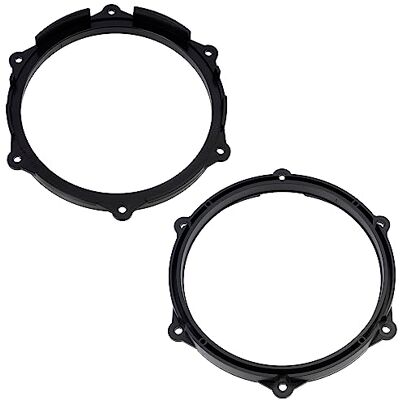 AERZETIX C11593 Conjunto de 2 adaptadores/suportes para altifalantes de carro Ø 165 mm lado de montagem: Porta dianteira / traseira compatível com Seat Ibiza 2008 + AERZETIX C11593 Conjunto de 2 adaptadores/suportes para altifalantes de carro Ø 165 mm lado de montagem: Porta dianteira / traseira compatível com Seat Ibiza 2008 +