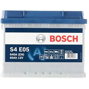 Bosch S4E05 Bateria de carro 60A/h 640A tecnologia EFB adaptada para veículos com sistema Start e Stop Bosch S4E05 Bateria de carro 60A/h 640A tecnologia EFB adaptada para veículos com sistema Start e Stop