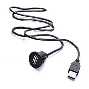 BGoodVision Carro universal USB extensão cabo 3 pés placa de instrumentos montagem embutida por carro rádio estéreo Android Wince unidade principal GPS DVD CD Media Player BGoodVision Carro universal USB extensão cabo 3 pés placa de instrumentos montagem embutida por carro rádio estéreo Android Wince unidade principal GPS DVD CD Media Player