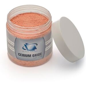 Glass Polish Óxido de cério em pó, solução de polimento para vidro TREO 85% 3,5 mícrons 250 gramas Glass Polish Óxido de cério em pó, solução de polimento para vidro TREO 85% 3,5 mícrons 250 gramas