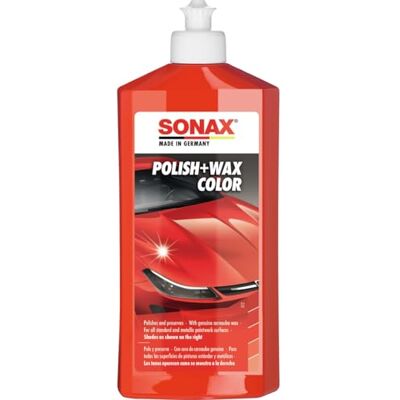 SONAX 296000 Polidor e cera para carro - Vermelho - Polidor e cera para carro SONAX 296000 Polidor e cera para carro - Vermelho - Polidor e cera para carro