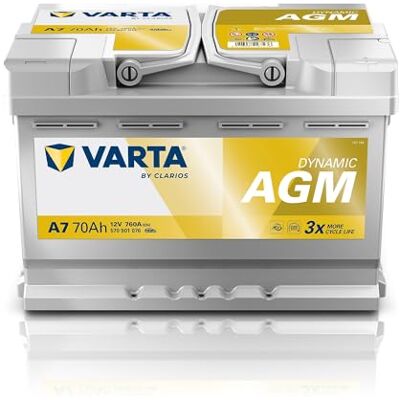 Bateria de carro Varta Start Stop AGM XEV 70Ah 760A Bateria de carro Varta Start Stop AGM XEV 70Ah 760A