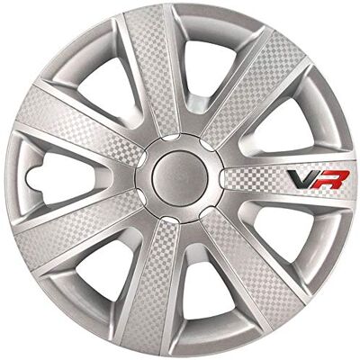 AUTO-STYLE Conjunto de capas de roda - Resistente a impacto, Fácil de limpar, Orifício de ventilação - Conjunto de capas de roda AUTO-STYLE Conjunto de capas de roda - Resistente a impacto, Fácil de limpar, Orifício de ventilação - Conjunto de capas de roda