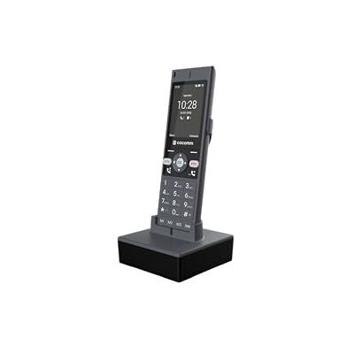 COCOMM DT200 Telefone sem fios com SIM, 4G, Volte, VoWiFi, formato DECT, base de carregamento, Bluetooth, uso profissional, uso residencial, telemóvel de fácil funcionamento, cor preta COCOMM DT200 Telefone sem fios com SIM, 4G, Volte, VoWiFi, formato DECT, base de carregamento, Bluetooth, uso profissional, uso residencial, telemóvel de fácil funcionamento, cor preta