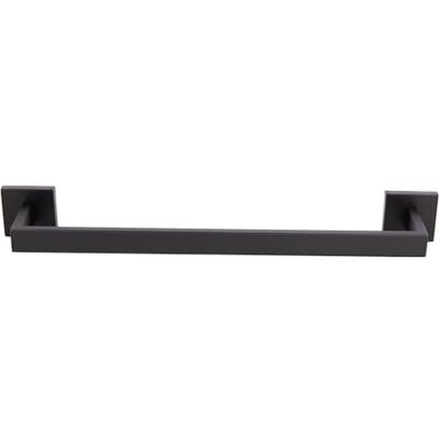 Cofan Toalheiro preto mate aparafusado à parede design quadrado minimalista material: Aço inoxidável kit de fixação incluído medidas: 45 x 8 x 5,5 cm Cofan Toalheiro preto mate aparafusado à parede design quadrado minimalista material: Aço inoxidável kit de fixação incluído medidas: 45 x 8 x 5,5 cm
