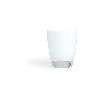Excelsa Happy Color Unidades 2 copos, vidro, branco, 8 x 8 x 10 cm Excelsa Happy Color Unidades 2 copos, vidro, branco, 8 x 8 x 10 cm
