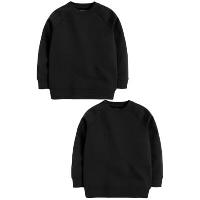 NEXT Niños Pack de 2 jerséis Escolares con Cuello Redondo NEXT Niños Pack de 2 jerséis Escolares con Cuello Redondo